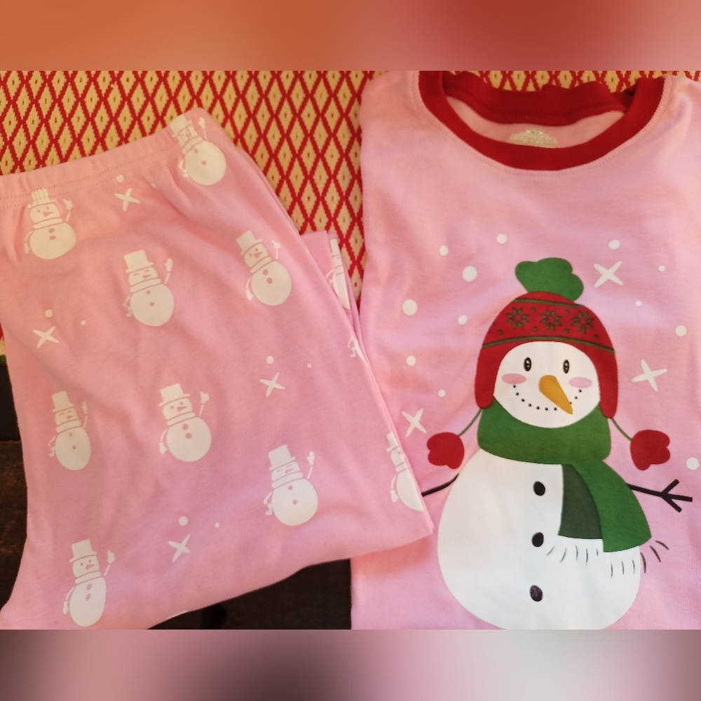 Girl Christmas Pajama Set